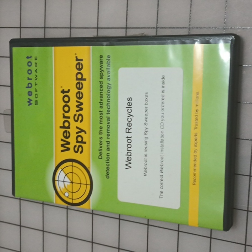 2/$15 Webroot Spy Sweeper CD Software Windows Vista & XP 667208663293